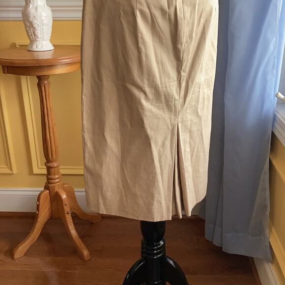 J. Crew Khaki Sleeveless Sheath Dress, Size 2 - Picture 6 of 10